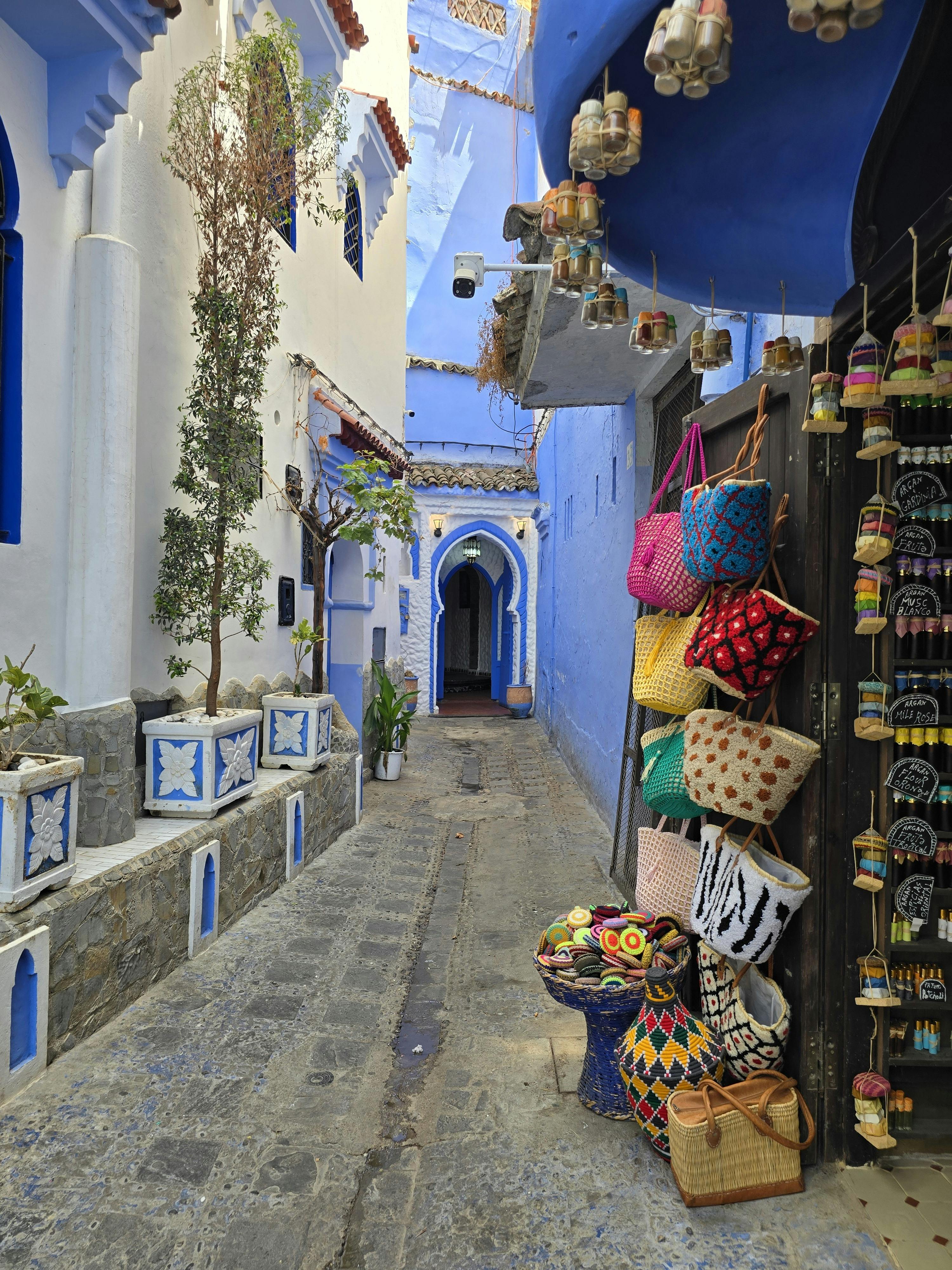 Chefchaouen medina markt Noord-Marokko pakketreis